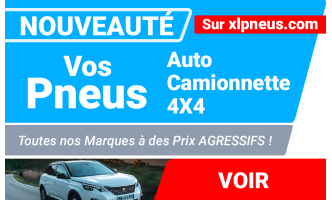 Les pneus AUTO arrivent sur XL PNEUS